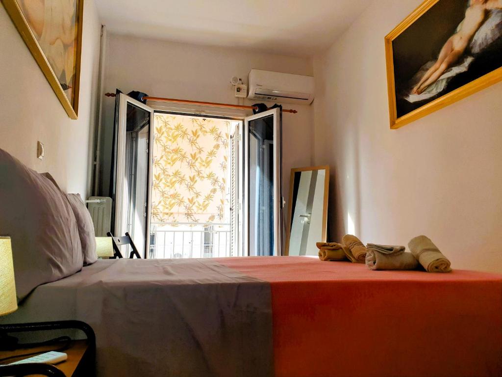 Łóżko lub łóżka w pokoju w obiekcie Success's Apartment