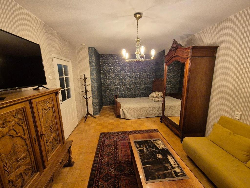 TV a/nebo společenská místnost v ubytování Kase korter