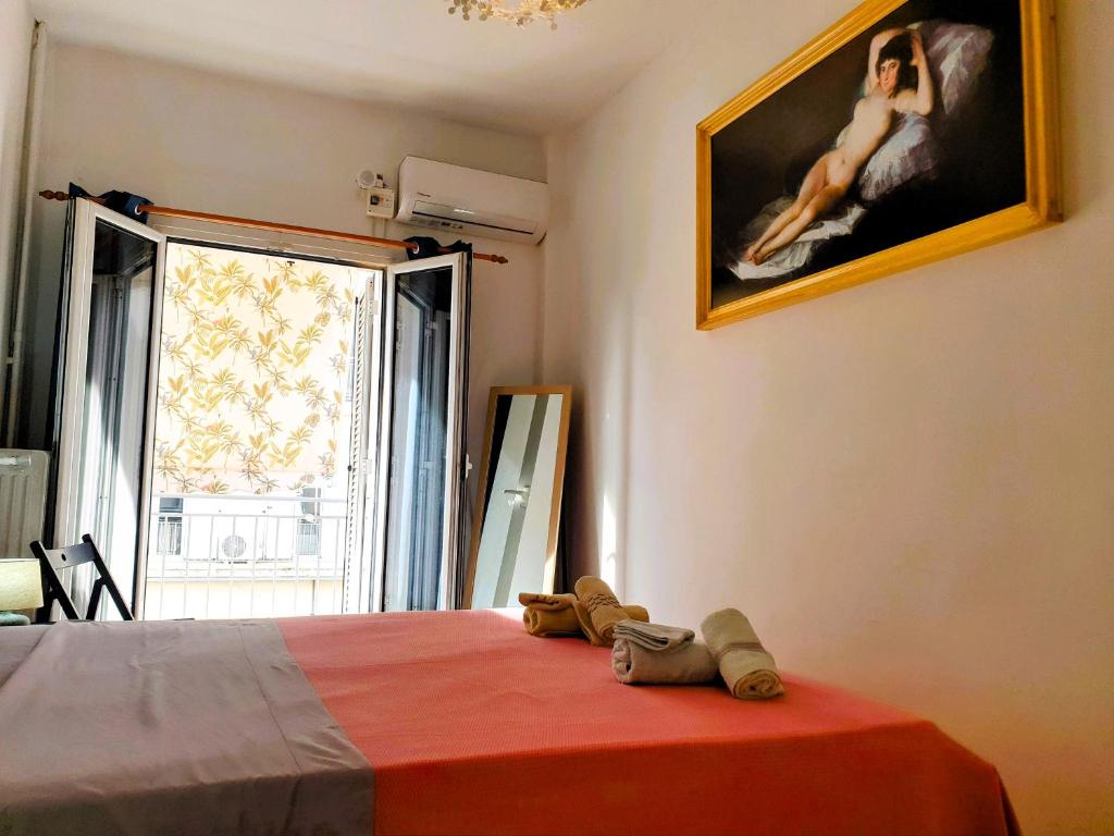 Łóżko lub łóżka w pokoju w obiekcie Success's Apartment