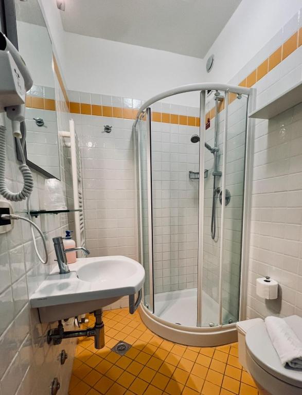 Koupelna v ubytování Hotel Al Fogo