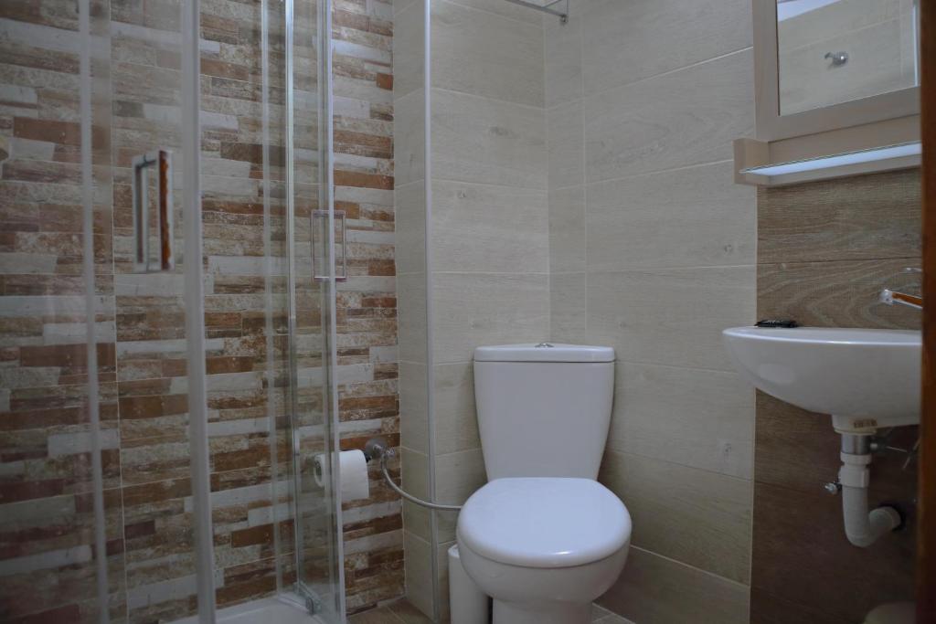 Koupelna v ubytování Cretan Villa Hotel