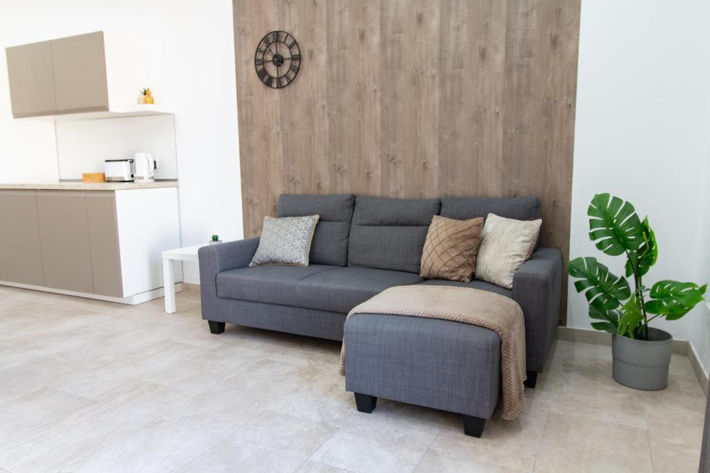 Kuchyň nebo kuchyňský kout v ubytování Sandstone Apartment 17
