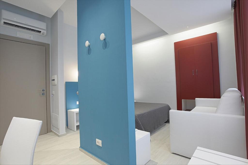 Postel nebo postele na pokoji v ubytování Hotel Agrigento Home