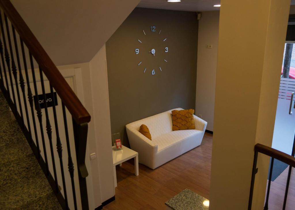 Posezení v ubytování Hostal Sant Pau