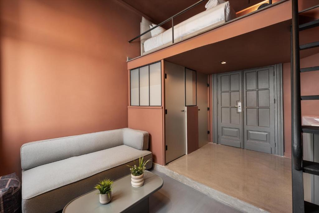 Posezení v ubytování grey l studio apartments Corniche Alexandria