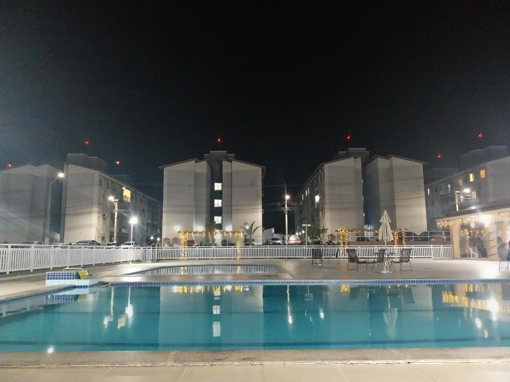Bazén v ubytování Apartamento praia Araçagy nebo v jeho okolí