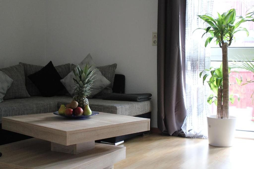 Posezení v ubytování Apartment Schiller