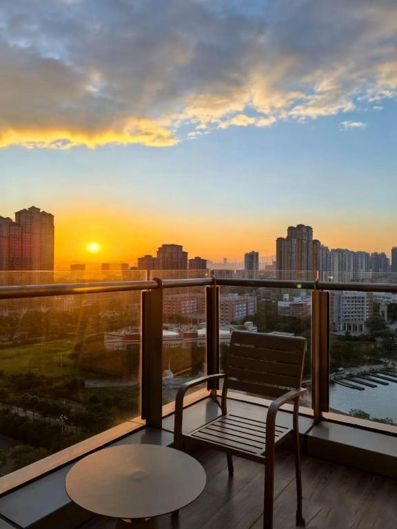 Balkón nebo terasa v ubytování Holiday Inn Quanzhou Donghai by IHG