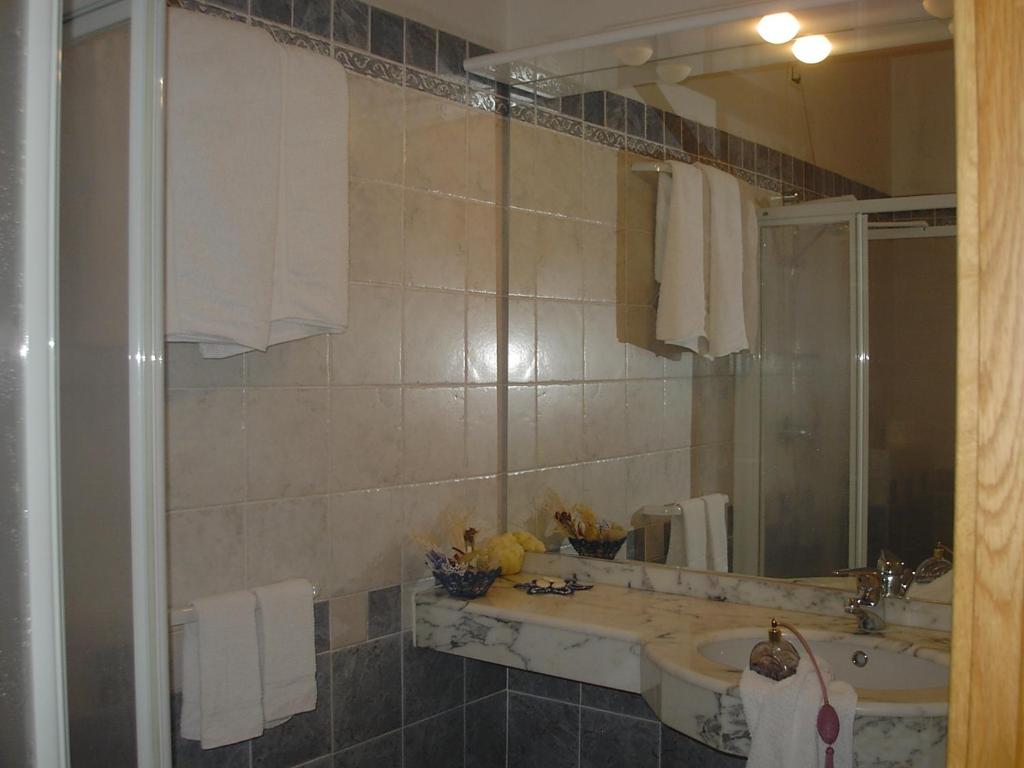 Koupelna v ubytování Hotel Almazzago