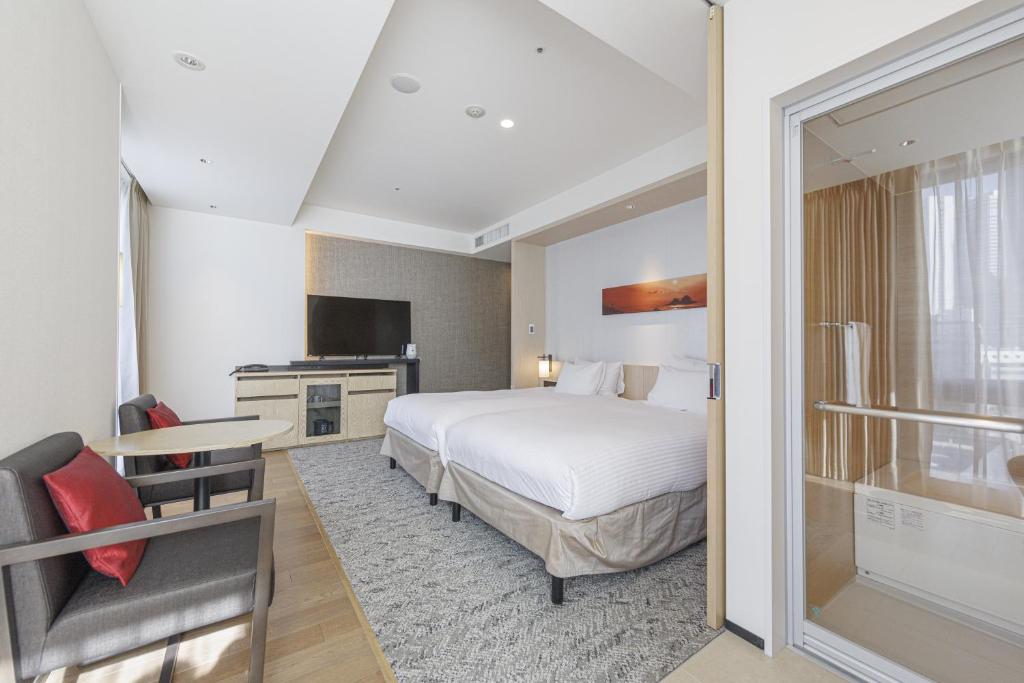 JR Kyushu Hotel Blossom Shinjuku - Deluxe Hollywood Twin Room - No Fumar (3 Personas)
