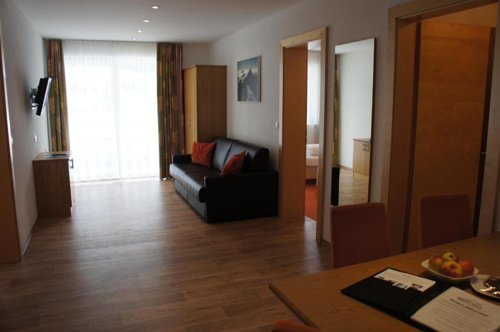 Posezení v ubytování alpinea Appartements