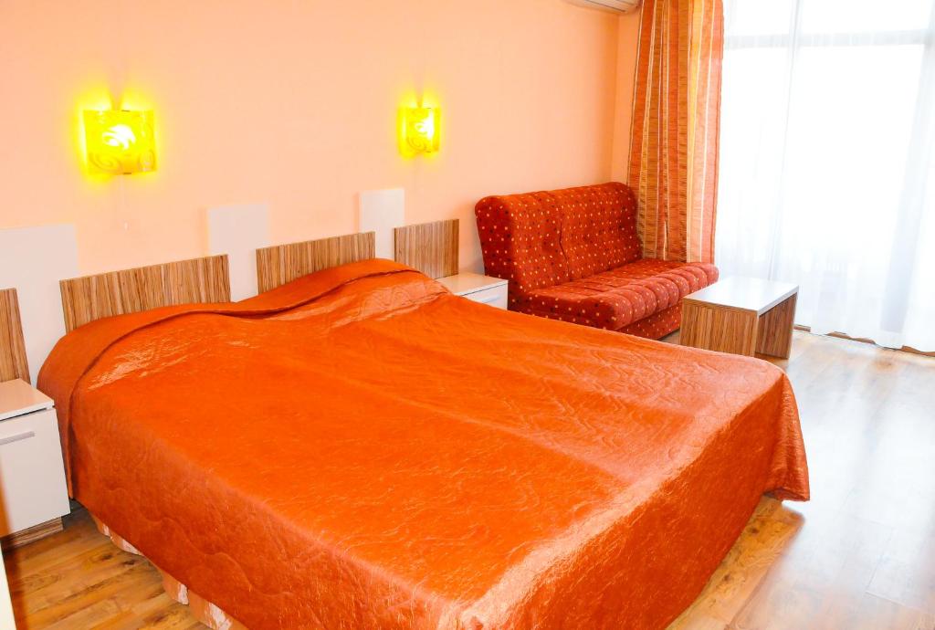 Postel nebo postele na pokoji v ubytování Hotel Apolis
