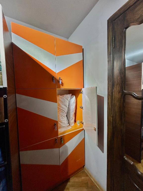 Postel nebo postele na pokoji v ubytování Porta Hostel