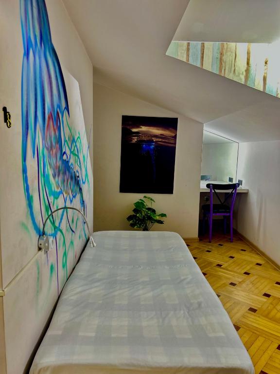 Postel nebo postele na pokoji v ubytování Porta Hostel