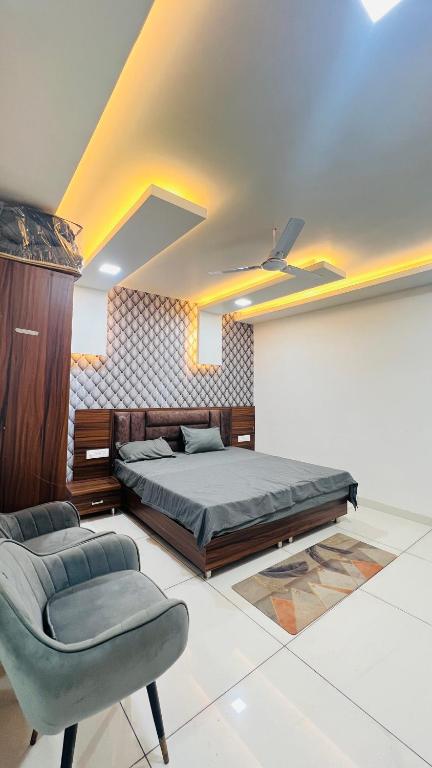 Postel nebo postele na pokoji v ubytování Hotel RUTBA