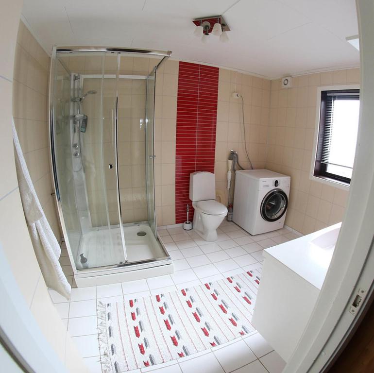 Koupelna v ubytování Hedvig Guesthouse