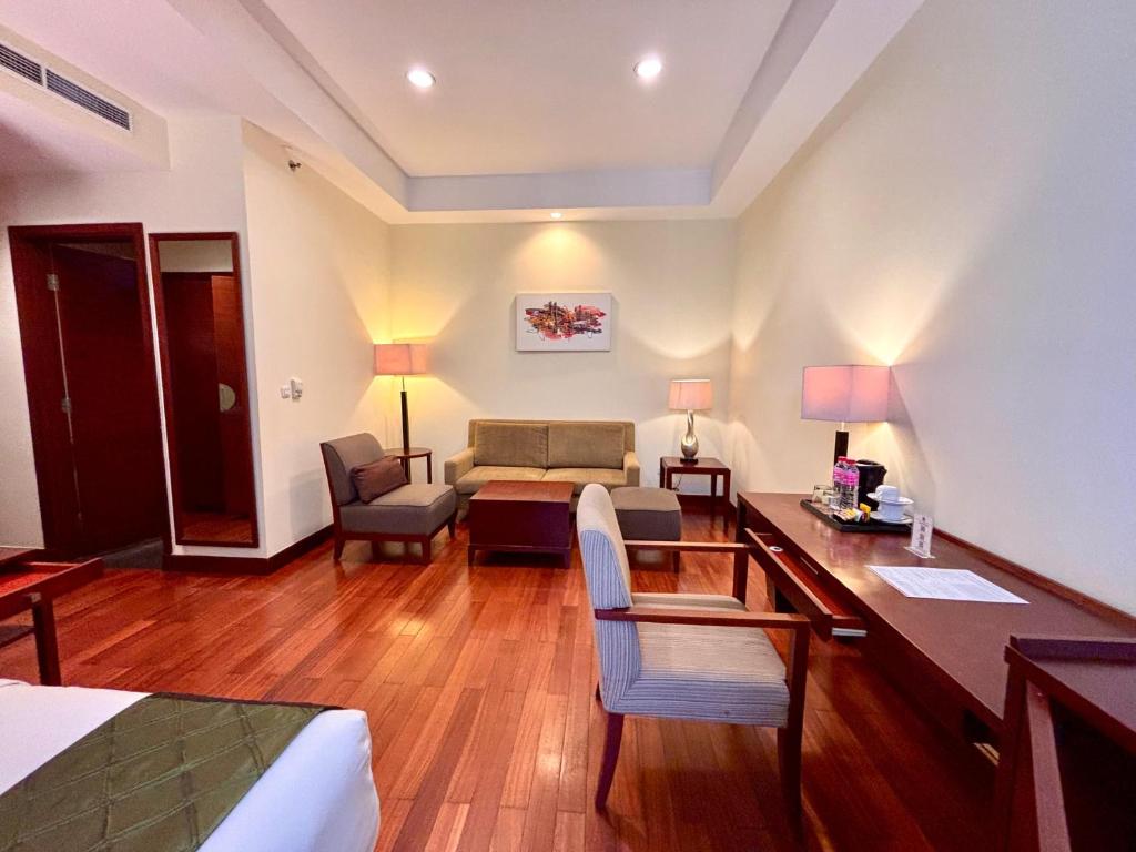 Posezení v ubytování Manado Quality Hotel