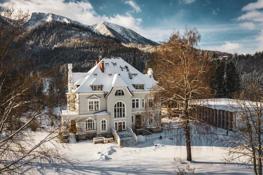 Villa Bergzauber v zimě