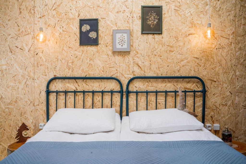 Postel nebo postele na pokoji v ubytování Agra Ushguli