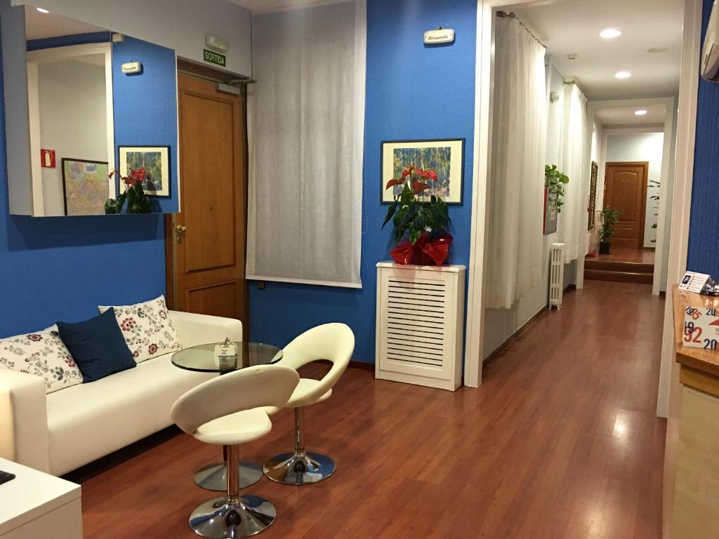 Posezení v ubytování Hotel Pelayo