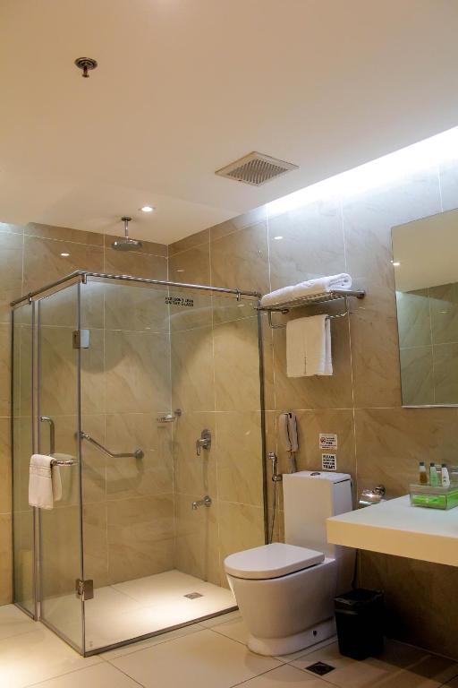 Koupelna v ubytování Brentwood Suites