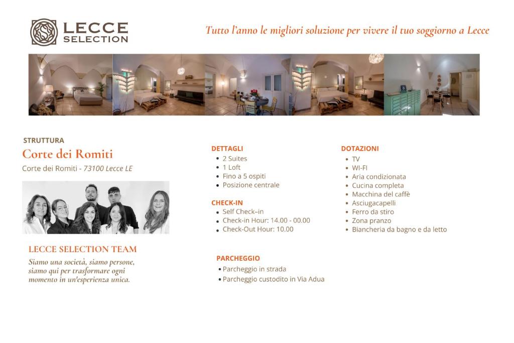 Fotografie z fotogalerie ubytování B&B Corte Dei Romiti - Lecce Selection v destinaci Lecce