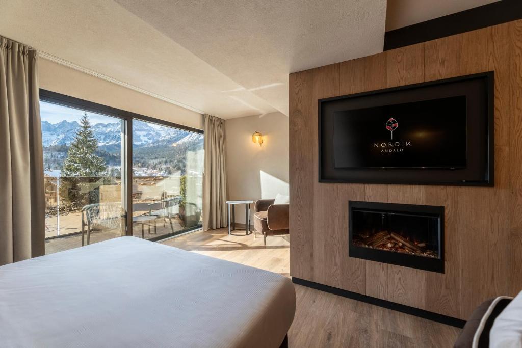 Postel nebo postele na pokoji v ubytování Hotel Nordik Adults Only - Over 14