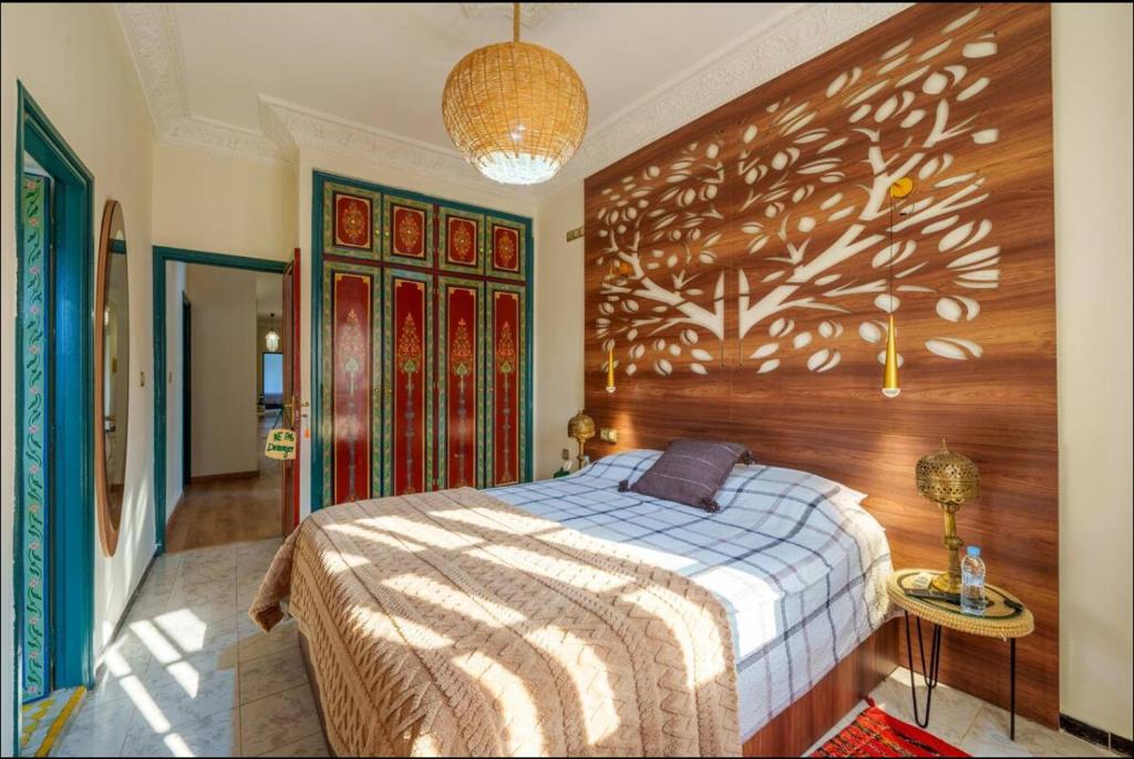 Postel nebo postele na pokoji v ubytování Palais Rhize targa