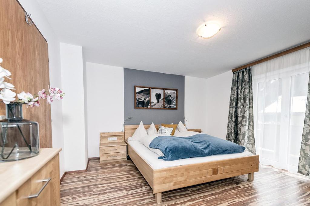 Postel nebo postele na pokoji v ubytování Genuss.Haus.Fankhauser