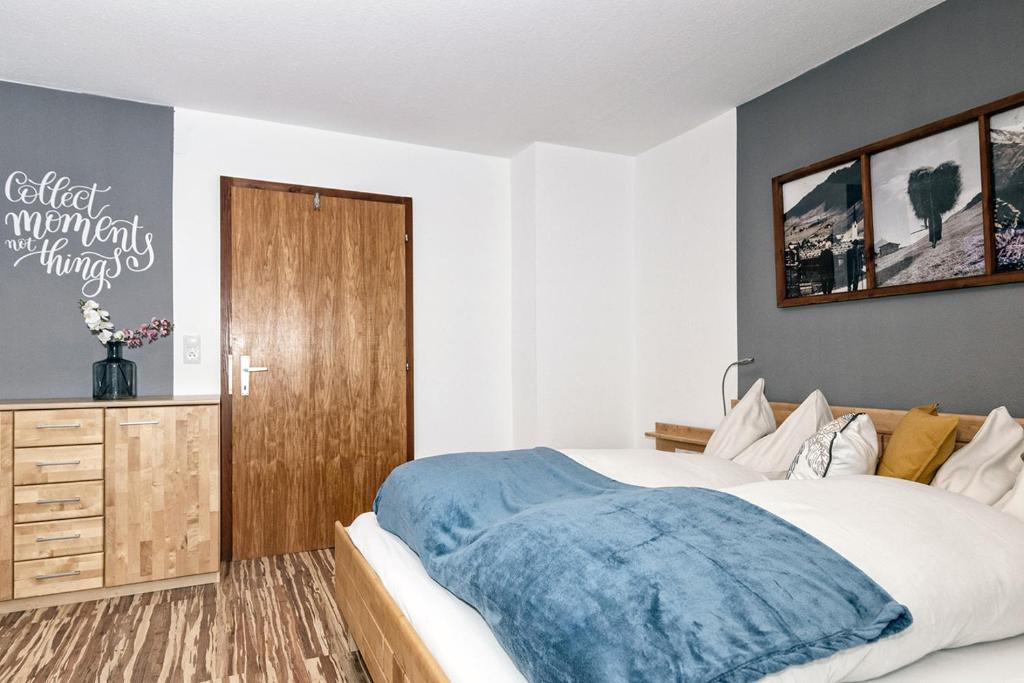 Postel nebo postele na pokoji v ubytování Genuss.Haus.Fankhauser