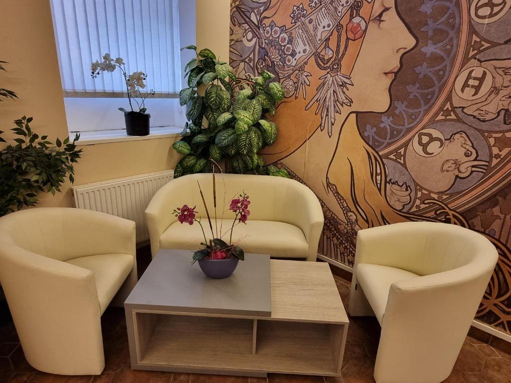 Posezení v ubytování Hotel Klara