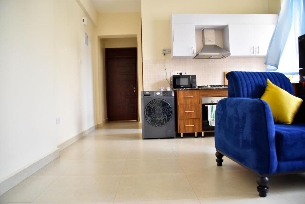 Kuchyň nebo kuchyňský kout v ubytování Miles' place