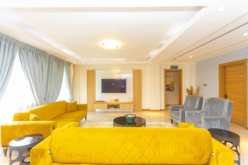 TV a/nebo společenská místnost v ubytování La Mariposa