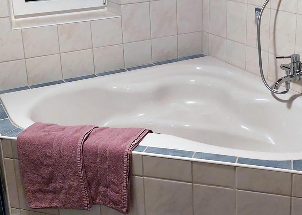 Koupelna v ubytování Genuss.Haus.Fankhauser