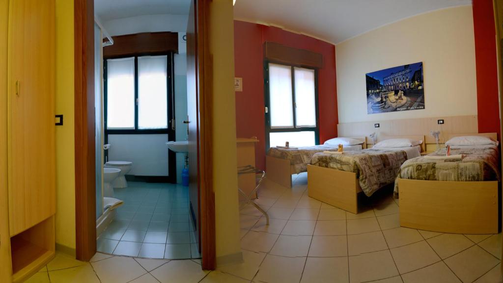 Postel nebo postele na pokoji v ubytování Central Hostel BG