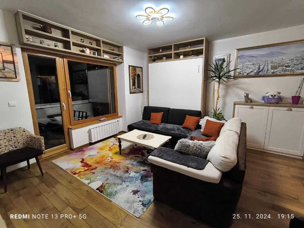 Χώρος καθιστικού στο Apartment Babin Do