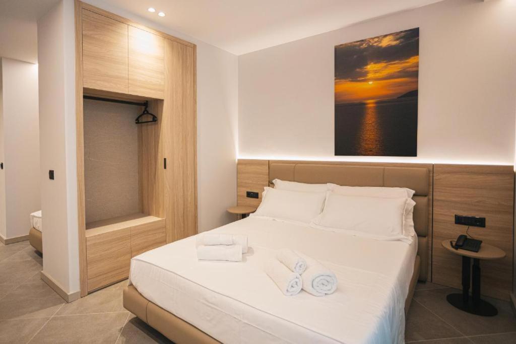 Postel nebo postele na pokoji v ubytování Hotel Flamingo 1