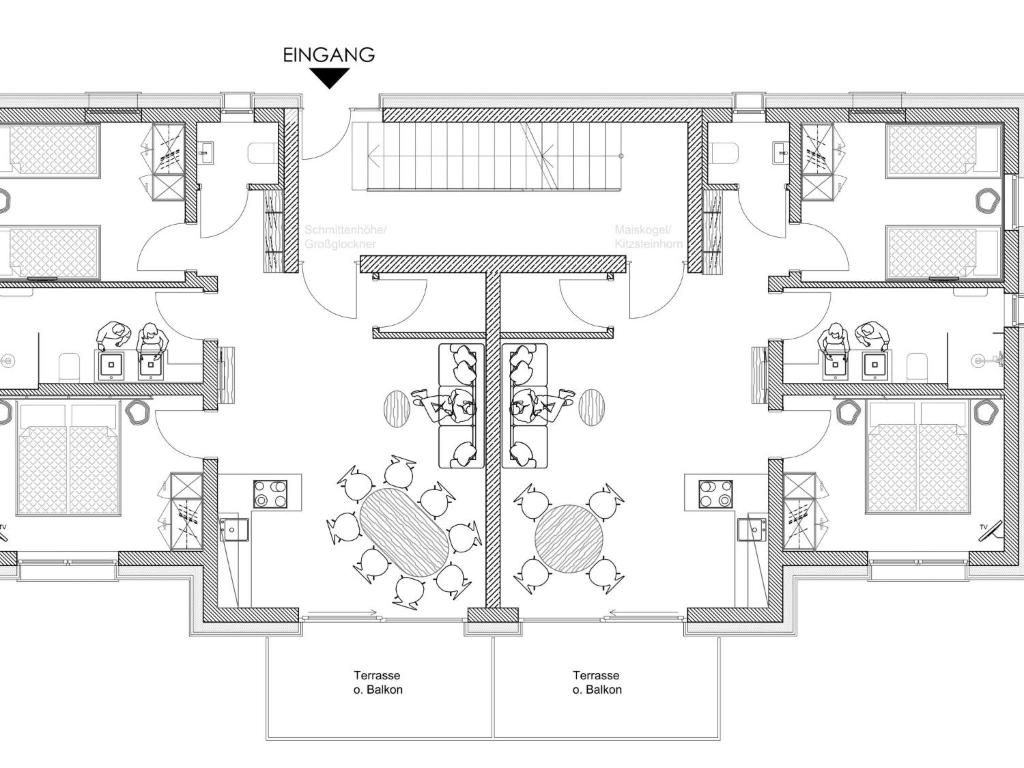 Plán poschodí v ubytovaní Apartment Das Georgen- Schmitten by Interhome