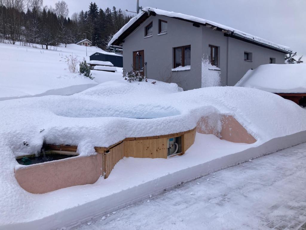 Apartmán u Bětky v zimě