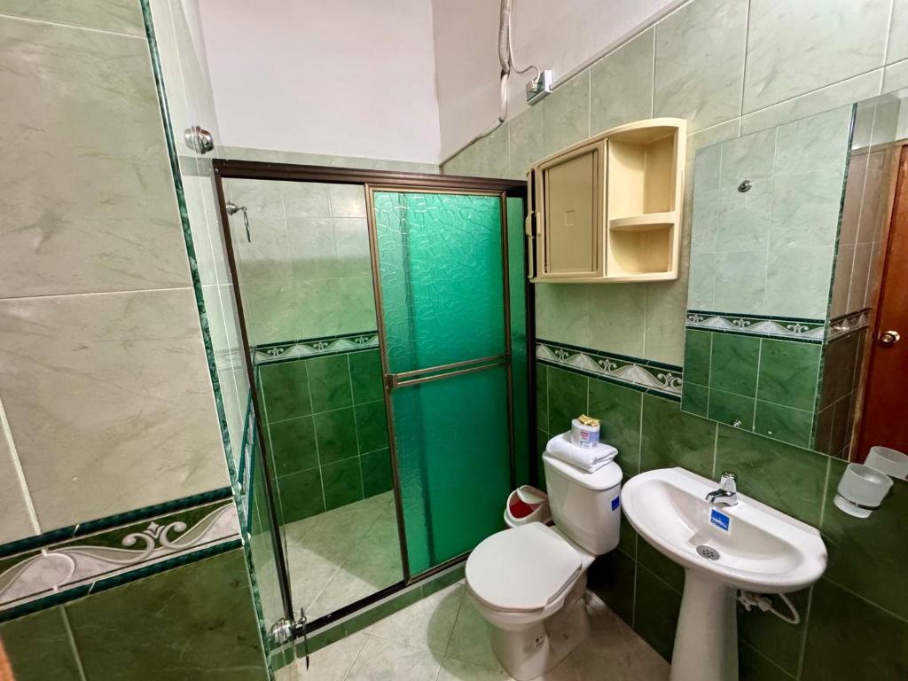 Koupelna v ubytování Sol Apartamentos Doradal