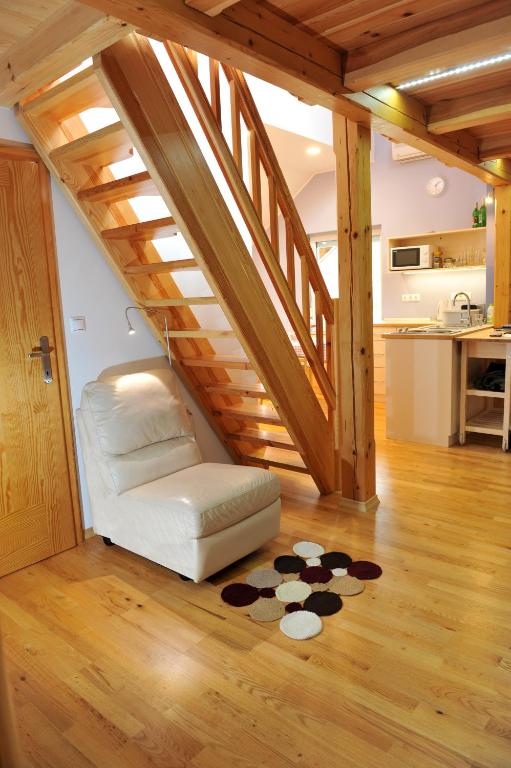 Kuchyň nebo kuchyňský kout v ubytování Apartment Šilec