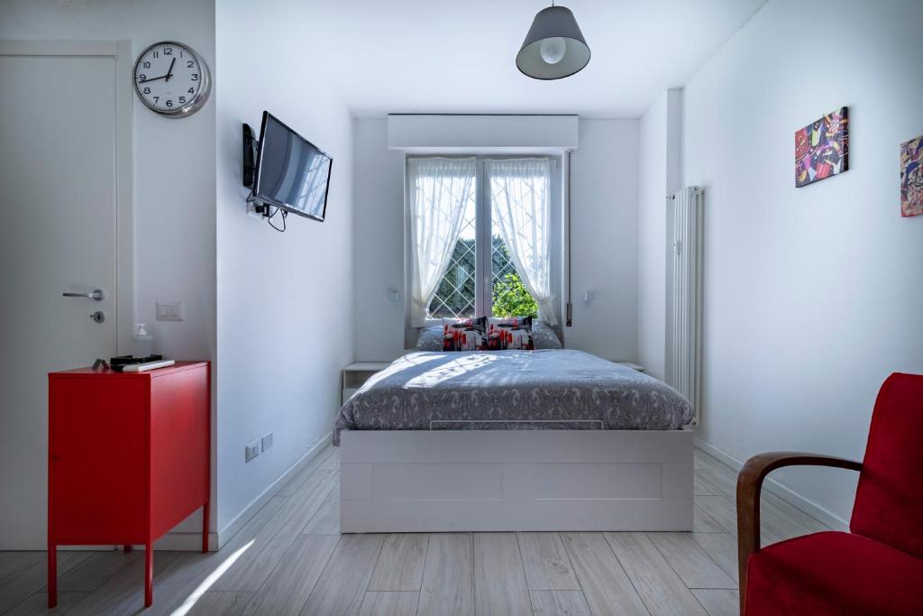 Uma cama ou camas num quarto em Casa Carozzi