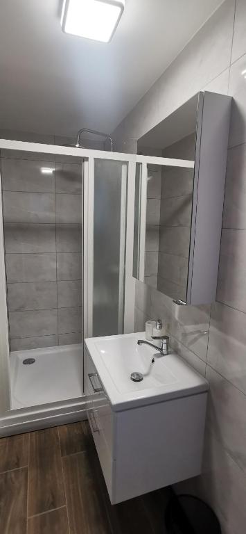 Koupelna v ubytování Penzión LABA