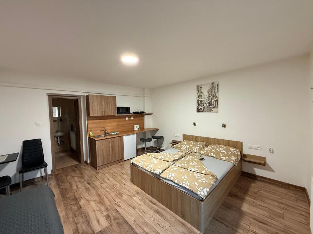 Kuchyň nebo kuchyňský kout v ubytování Apartmán Tereza