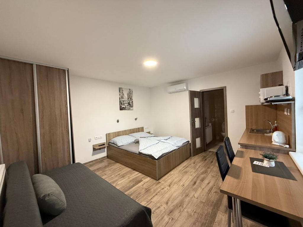 TV a/nebo společenská místnost v ubytování Apartmán Tereza