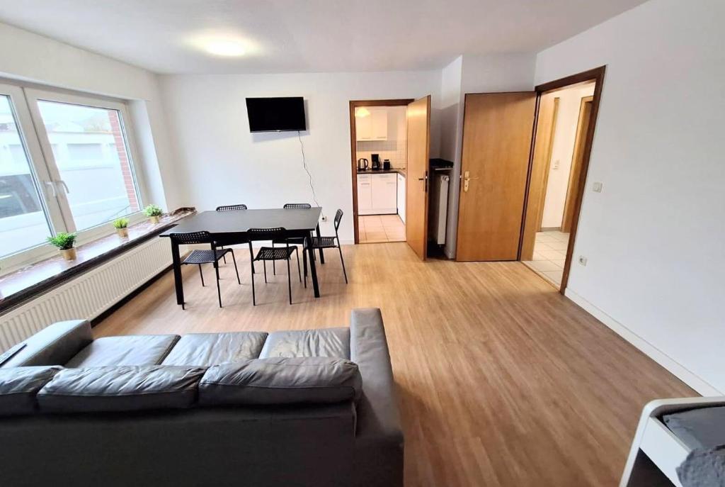 Kuchyň nebo kuchyňský kout v ubytování BS Düren Comfort-Apartment