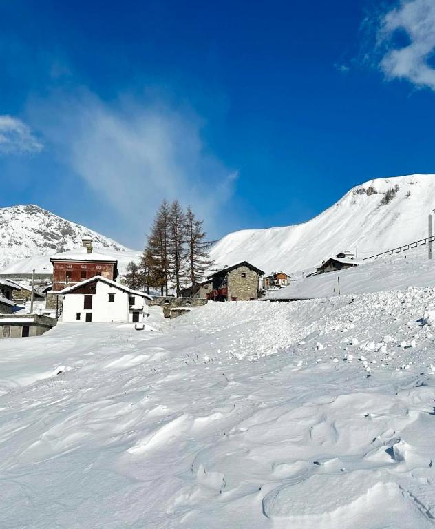 Rifugio Teggiate v zimě