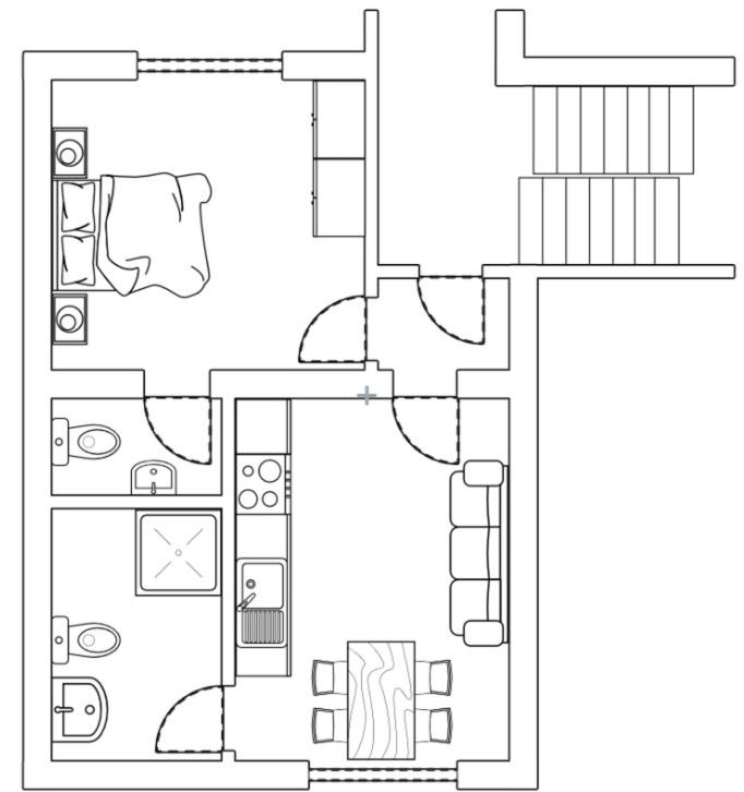 Půdorys ubytování Bergnest Oetztal - Appartements