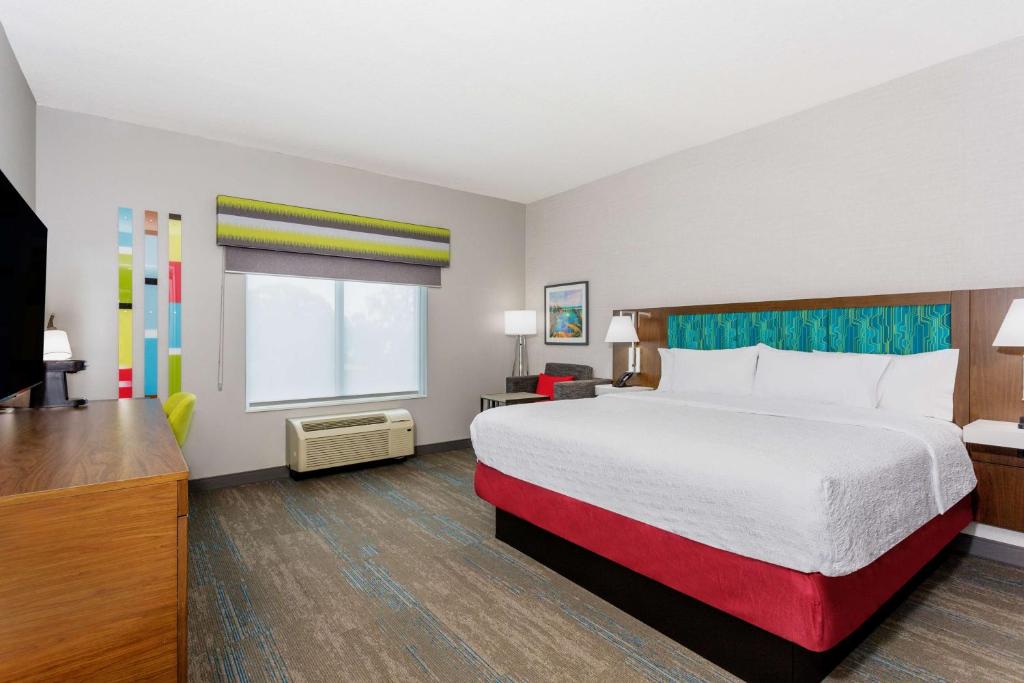 Postel nebo postele na pokoji v ubytování Hampton Inn By Hilton Ocoee Orlando