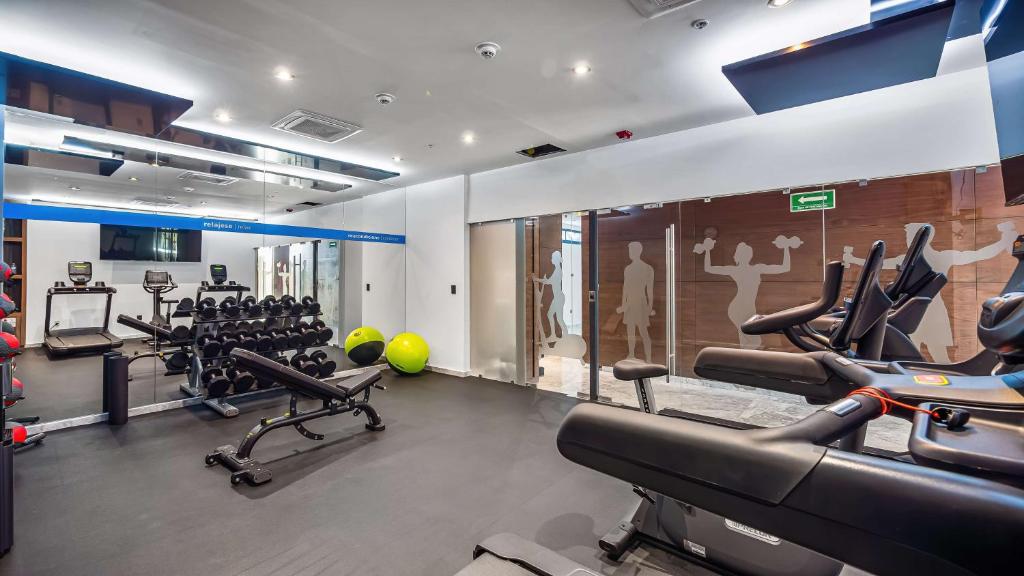 Fitness centrum a/nebo fitness zařízení v ubytování Hampton By Hilton Queretaro Juriquilla